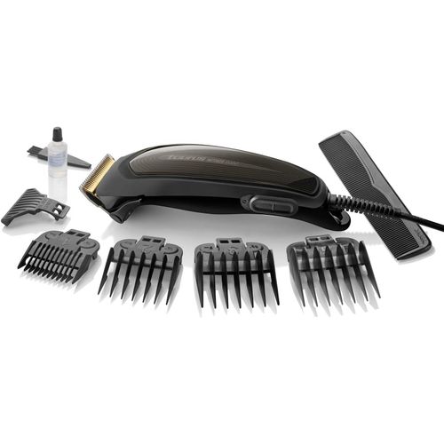Taurus Mithos Avant - Tondeuse  Cheveux, Moteur Ac 3000 Tr/Min, Lames En Titane, 4 Peignes, Tondeuse  Cheveux Professionnelle, Comprend Un Peigne, Une Brosse Et Du Lubrifiant, Noir.[N67]