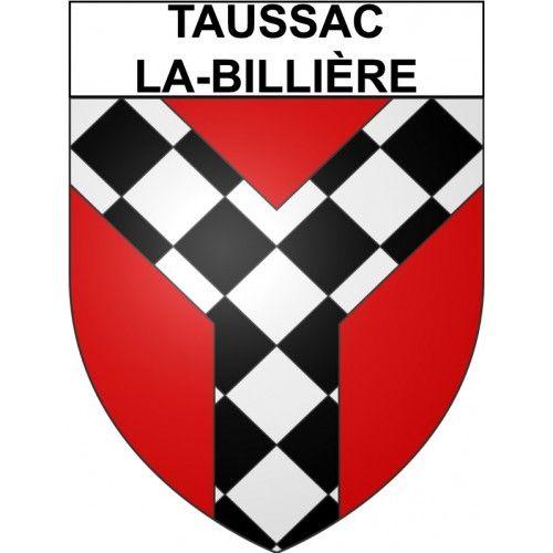 Taussac-La-Billire 34 Ville Stickers Blason Autocollant Adhsif - 12 Cm