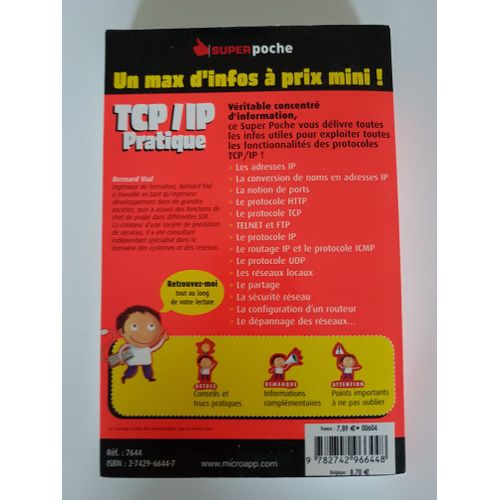 Tcp/Ip Pratique   de bernard vial  Format Broch 