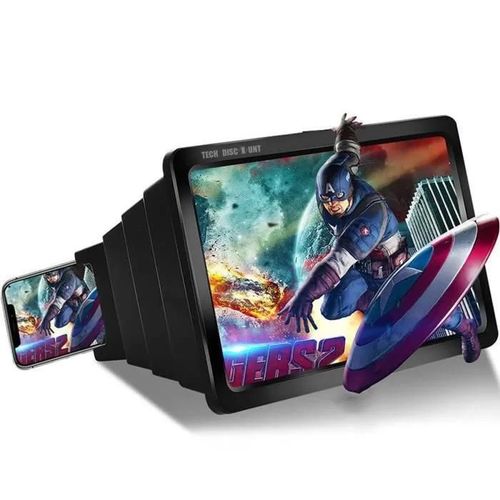 Td Agrandisseur D'cran Loupe 3d Portable largie Amplificateur Vido Film Hd Pour Tlphones