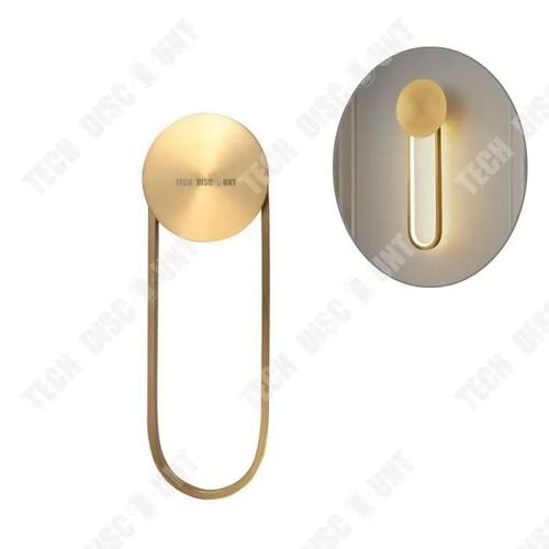 Td Applique Murale Led En Forme De U Lumire Chaude Lumire Douce Protection Des Yeux Personnalisation Crative Anti-Rayures