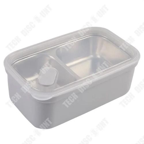 Td Bote  Lunch En Acier Inoxydable, Divise Et Scelle, Imitation De Fuite, Peut tre Remplie D'eau, Bote  Lunch Isole