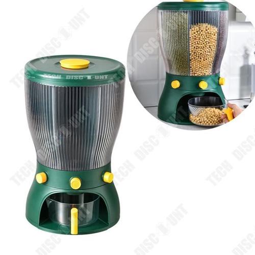 Td Bote De Stockage De Crales Seau  Riz Rotatif Avec Sparateur 20kg Bote De Stockage De Riz  L'preuve De L'humidit Plastiq