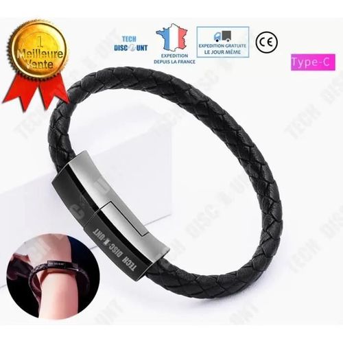 Td Cble De Donnes De Bracelet Iphone Tlphone Portable Chargeur Cordon D'alimentation Type C Pour Poignet De Mode Pour Micro Usb