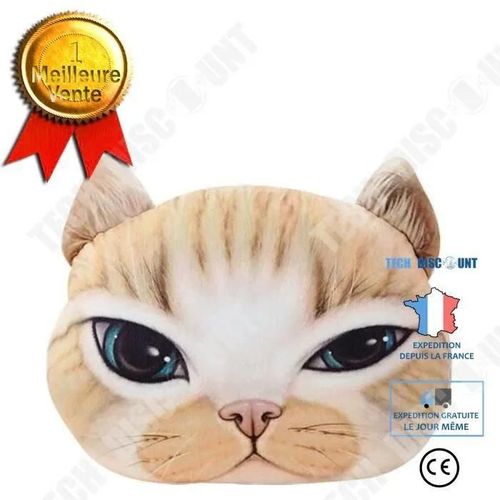 Td Drle 3d Cat Imprimer Coussin Coussin Cratif Mignon Poupe En Peluche Cadeau Home