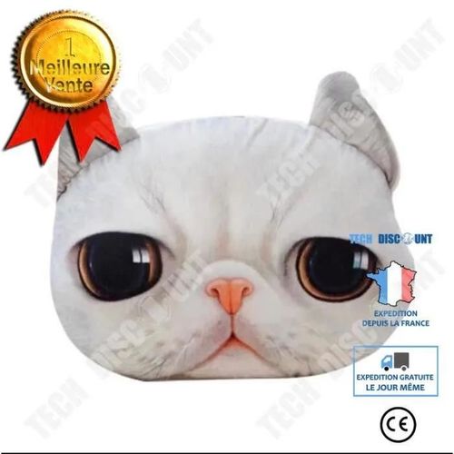 Td Drle 3d Cat Imprimer Coussin Coussin Cratif Mignon Poupe En Peluche Cadeau Home Dcor 13698
