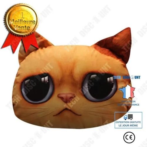Td Drle 3d Cat Imprimer Coussin Coussin Cratif Mignon Poupe En Peluche Cadeau Home Dcor