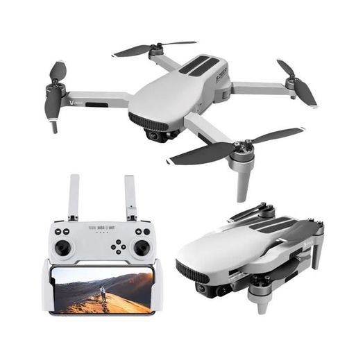 Td Drone Avec Camra Et cran Hd Enfant 14 Ans Pro Prcis Hlicoptre Tlcommand Images En Temps Rel Jouet Cadeau Altitude Blanc