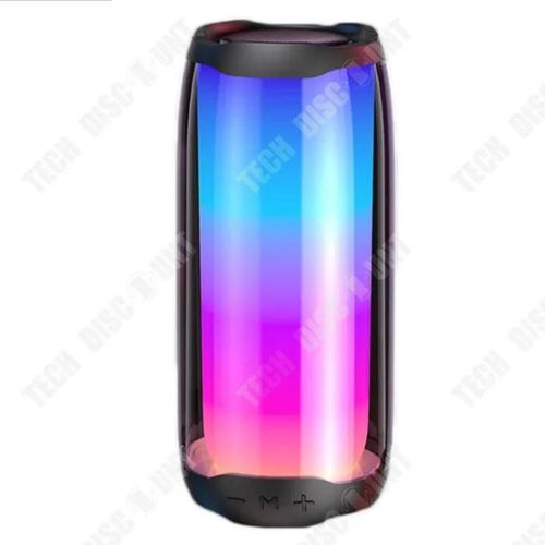 TD Enceinte bluetooth sans fil avec lumires colores caisson de basse portable ordinateur plug-in cadeaux audio d'extrieur