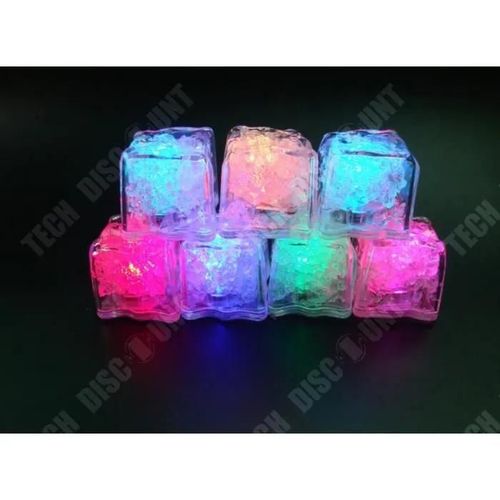 Td Ensemble De 12 Glaons Lumineux  Led Multicolores / Ambiance Festive/ Apritif