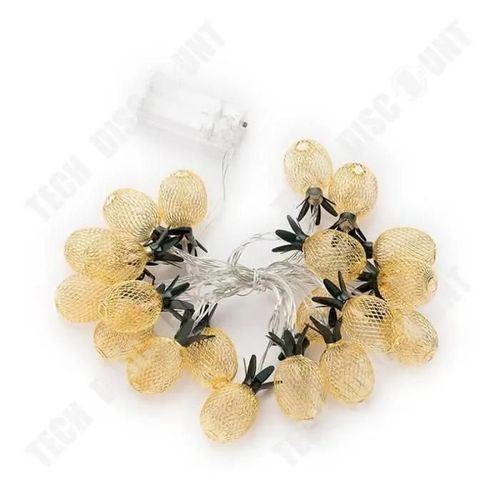 Td Guirlande Lumineuse 3m 20 Ampoules Guirlande Lumineuse Led  Piles Petites Ananas Pour Fte Nol Mariage Anniversaire Soire Cha
