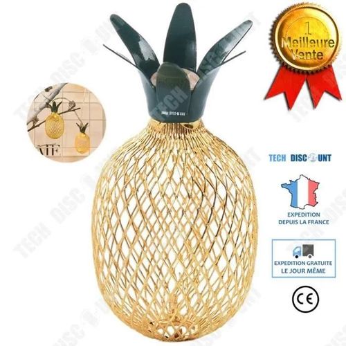 Td Guirlande Lumineuse Ananas Boules Led Extrieur Anniversaire Intrieur Lanternes Dores Pile Chambre Enfant Chinoise Jaune Fte
