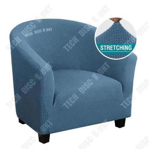 Td Housse De Canap Simple Extensible Tout Compris Caf Chambre D'htel Couleur Unie Housse De Chaise De Canap Semi-Circulaire