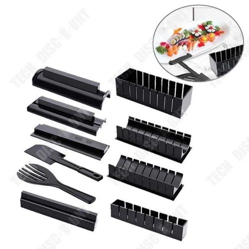 Td Kit D'outils Pour Sushi 10 Pices Facile  Utiliser Convient  Tous Les Types De Personnes Cuisson Des Onigiri Moule  S