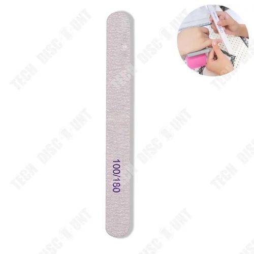 Td Lime  Ongles Professionnelle Lavable Double Face 100/180 Lime  Ongles Rutilisable  La Maison Et Au Salon Outils De Manucure
