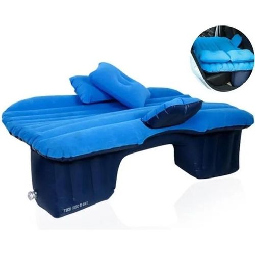 Td Lit Gonflable Enfant 1-2 Places Bb Voyage Voiture Bleu Pneumatique Banquette Arrire Sige Matelas Pompe Dormir Large Pratique