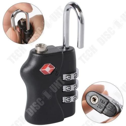 Td? Lot De 2 Pi?Ces Cadenas Avec Code Cadenas ? Combinaison Pour Valise Sac Bagage Cadenas De Voyage Avec Verroullage Code