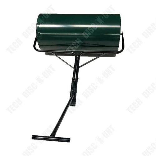 Td Rouleau  Gazon 85cm Vert Robuste Rouleaux De Gazon En Train De Tirer Et Pour Roulement De Pelouse En Acier Avec Bouchon Vidange