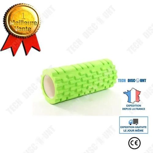 Td Rouleau De Massage Foam Roller Sport Fitness En Mousse Eva Vert