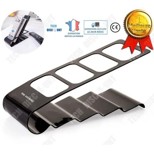 Td Support Porte Telecommande Tv Table Design Chambre Organiseur Rangement Boite Salon Pour Telephone 4 Compartiments Bureau