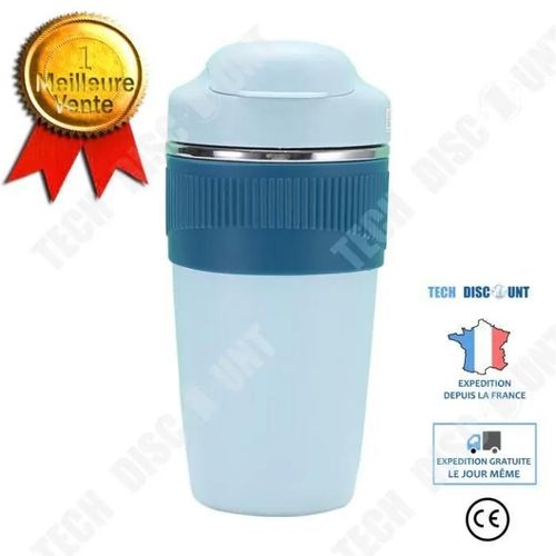 Td Tasse  Caf Fiole  Vide  Main Fiole  Vide  Double Boisson Acier Inoxydable Tasse  Eau Crative  La Mode Tasse  Paille Si