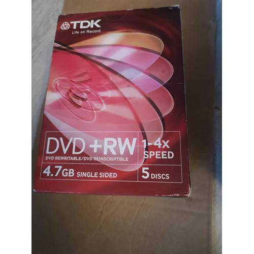 TDK - 5 x DVD+RW