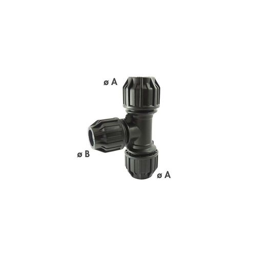 T 90 Rduit Pe Compression Codital 25-20 De Codital - Raccord Pe Compression