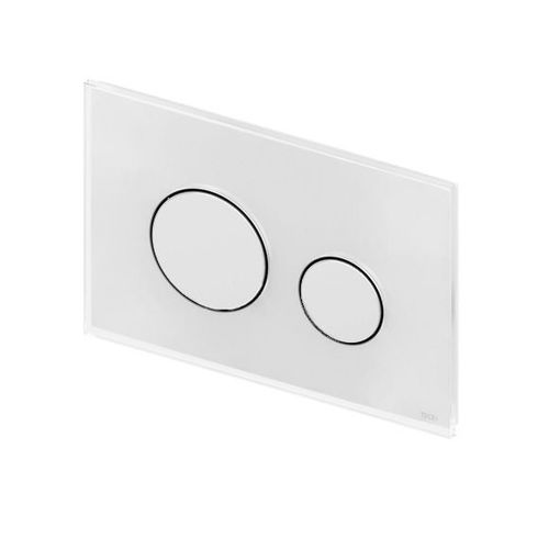 Tece Loop Plaque D'actionnement En Verre Pour Chasse D'eau De Wc Pour Technique De Rinage  2 Volumes, 9240650