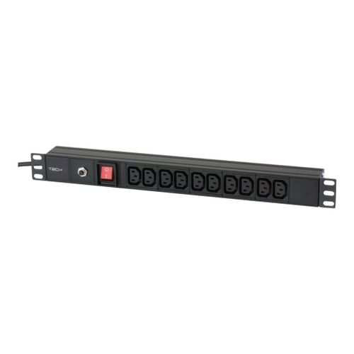 TECHly I-CASE STRIP-10C - Unit de distribution secteur (rack-montable)