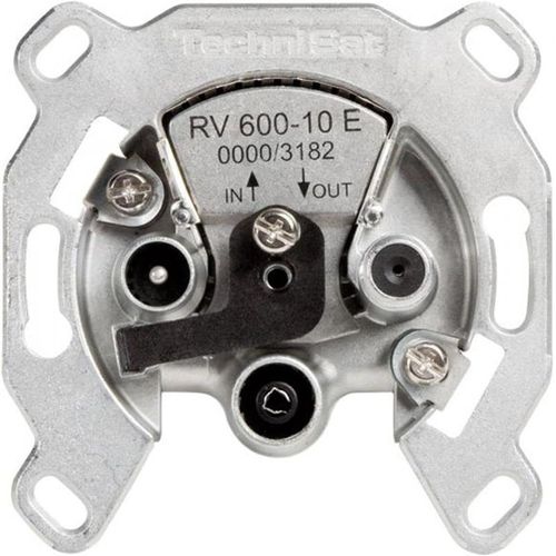 Technipro Rv 600-10E Prise De Passage Satellite Pour Installations  Cble Unique Avec Attnuation Du Couplage De 10 Db Et Protection lectronique Contre Les Surcharges