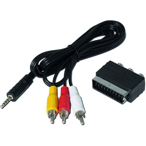 TechniSat Kit Jack RCA/Pritel Adaptateur pour Technisat Rcepteur (Compatible avec Les DigiPal T2 HD et DigiPal T2 DVR, Digit S