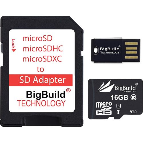 Technology 16 Go 100 Mo/s Ultra Rapide microSD Carte mmoire pour Mobile de Huawei P30 Lite,Classe 10 U3 V30