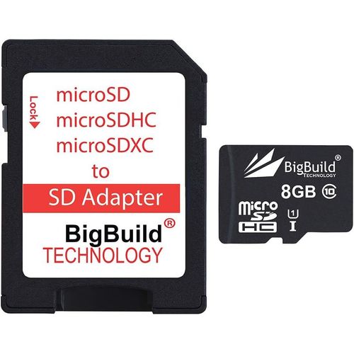 Technology 8 Go 80 Mo/s Ultra Rapide microSD Carte mmoire pour Drone de DJI Air 2S,Combo,Mavic 3,Mavic Air 2,Mini 2