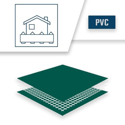 Tecplast Bche Brise Vue Verte 2x3 M 680bv - Qualit 10 Ans - Brise Vent Occultant - Pare Vue Jardin - Made In France