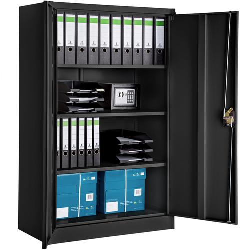 Armoire M Tallique Dossiers Niveaux X X Cm Noir Rakuten