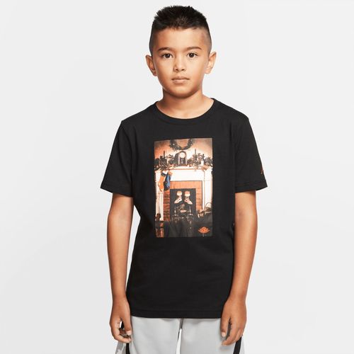Tee-Shirt  Manches Courtes Air Jordan Pour Garon Plus g - Noir - S