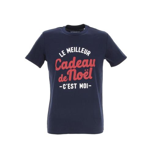 Tee Shirt Manches Courtes Monsieur T Shirt Tee Shirt Mc H Bleu Marine