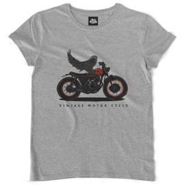 TEETOWN T SHIRT FEMME Ange de la Moto Biker Motorcycle Harley Vintage Roadsters 100 COTON BIO