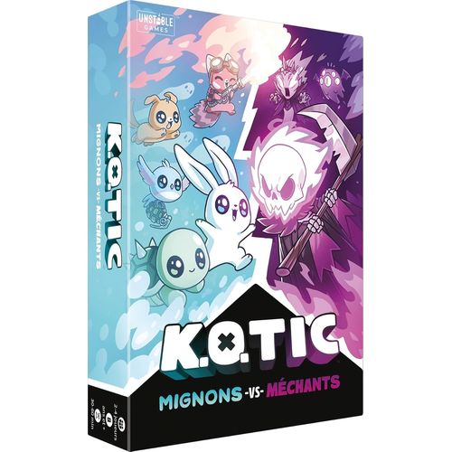 Teeturtle K.O.Tic : Mignons Vs Mchants-Jeux De Socit-Jeux De Cartes-A Partir De 8 Ans-2  4 Joueurs-30  60 Min-Version Franaise