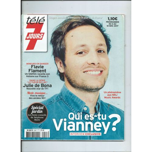 Tl 7 Jours 04/11/2017 Vianney, Flavie Flament, Mc Solaar, Amir, Danielle Darieux, Claude Franois, Jain, Tal, Vitaa, Nolwen Leroy, Patrick Fiori, Coeur De Pirate, Benjamin Biolay, Les Insus