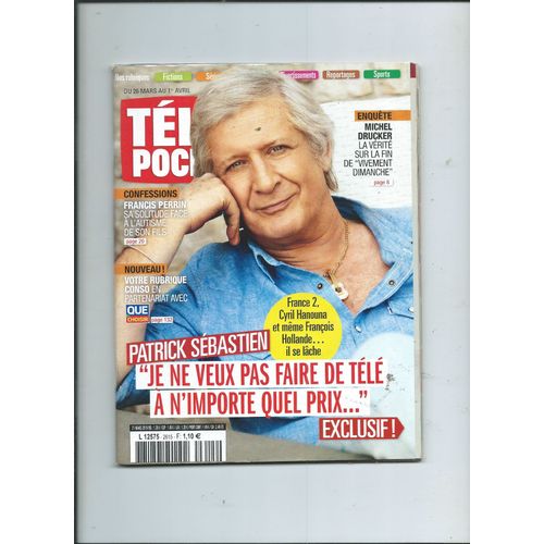 Tl Poche 21/03/2016 Patrick Sbastien, Claude Rich, Francis Perrin , Line Renaud, Isabelle Benhad Alias