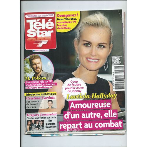 Tl Star 30/09/2019 Laeticia Hallyday, M. Pokora, Grgory Lemarchal, Jean-Baptiste Gugan, Soprano, Aznavour, Julien Clerc, Lana Del Rey, Didier Barbelvien, Christine & The Queens, J. Depardieu