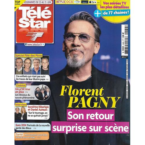 Tele Star N2489 15/06/2024 Florent Pagny/ Enfants De Stars/ 