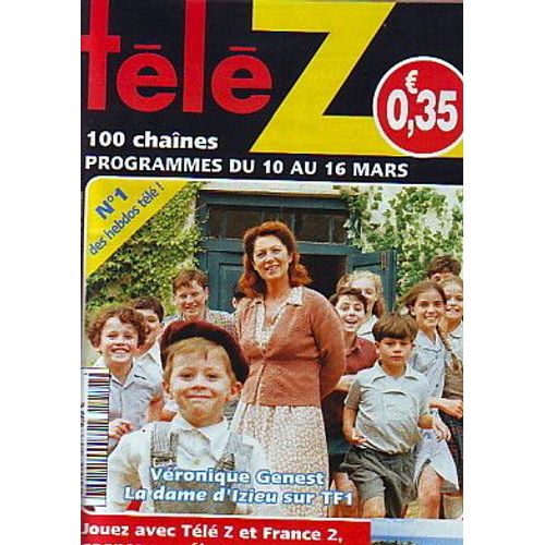 Tele Z 1278 Veronique Genest En Couverture + Interview 1 Page / Articles Photos Eddy Mitchell , Diam's , Julien Lepers , Julie Andrieu ,  1278