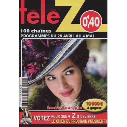 Tl Z / 23-04-2012 N1546 : Louise Bourgoin (1/2p) - Victor Lanoux (1/2p) - Matt / M Pokora (1/4p)
