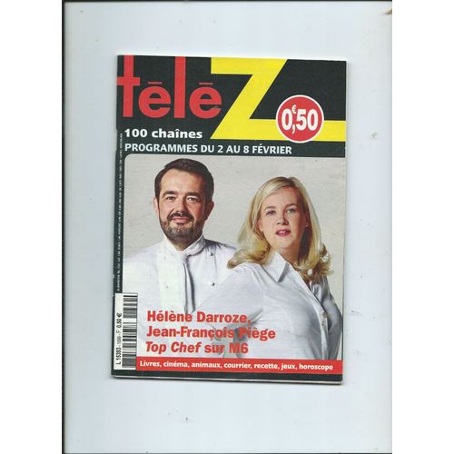 Tl Z Du 02/02/2019 Hlne Darroze, Jean-Franois Pige , Eddy De Pretto, Zazie, Pascal Obispo, Marc-Antoine Le Bret, Juliette Binoche, Romy Schneider, Angle, Benadette Lafont & Mireille Darc