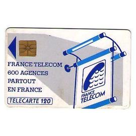 SOUS BLISTER AGENCE COMMERCIALE FRANCE TELECOM NEUVE TELECARTE 120 unités 