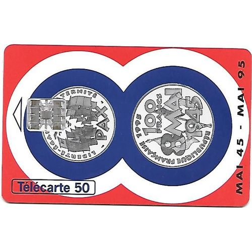 Telecarte-France Telecom-1995-Victoire 8 Mai 1945