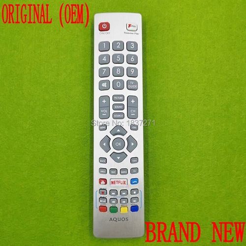 Tlcommande compatible sharp LC-49CFG6001KF LC-49CFG6002KF LC-48CFC6002KF LC-40FG5342KF LC-48CFG6001KF lcd tv lcd Nipseyteko