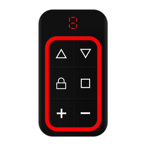 Tlcommande De Porte De Garage Multi-Marques Z, Duplicateur De Copie, Multi-Mort, 300-915 Successifs, 433mhz, 868mhz-Rouge